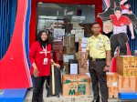 Arus Bantuan Membludak, JNE Makassar Pusatkan Drop Point Program Peduli Bencana di Kantor Cabang Utama