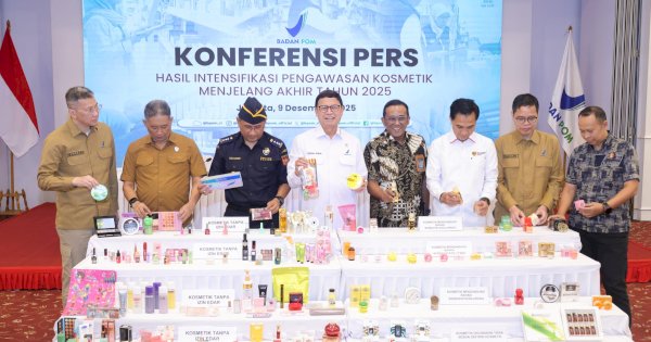 Taruna Ikrar Paparkan BPOM Ungkap Temuan Rp1,866 Triliun dalam Intensifikasi Pengawasan Kosmetik Akhir Tahun 2025