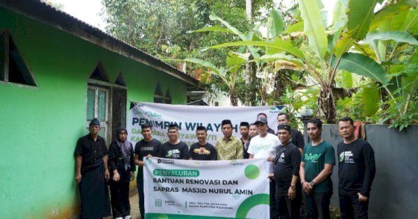 Pegadaian Kanwil VI Makassar Salurkan Bantuan Dana Renovasi Masjid Nurul Amin di Tanah Towa