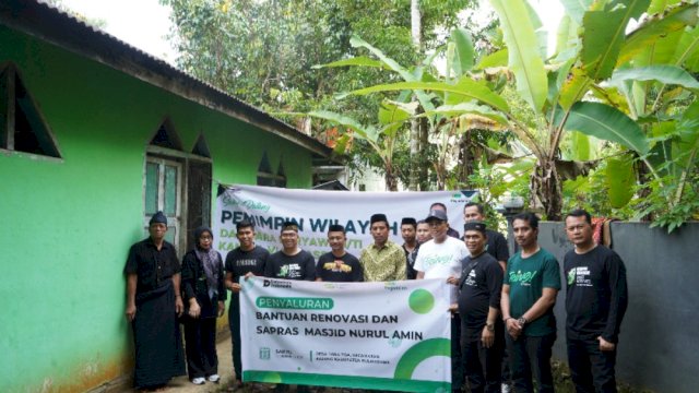 Pegadaian Kanwil VI Makassar Salurkan Bantuan Dana Renovasi Masjid Nurul Amin di Tanah Towa