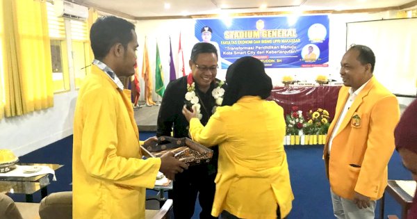 Kuliah Umum Walkot Makassar di Kampus Upri, Kepala Bappeda Paparkan 7 Program Mulia