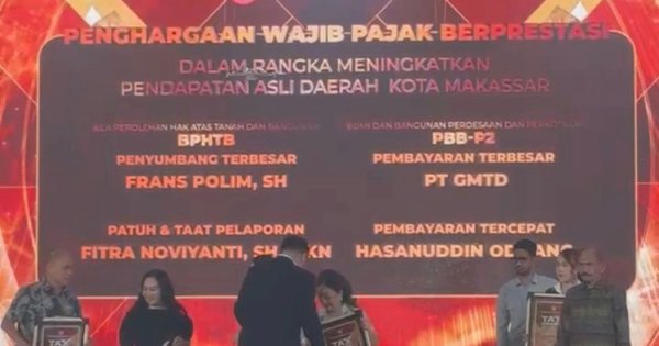 GMTD Dinobatkan Pembayar Pajak Terbesar Kota Makassar 2025