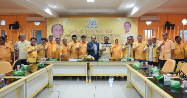 Appi Dampingi Plt Ketua Golkar Sulsel Muhidin Konsolidasi Kader di Makassar
