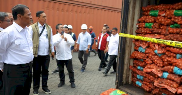 18 Kontainer Bawang Bombai Ilegal Dimusnahkan, Mentan: Ini Ancaman Serius Pertanian