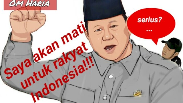 Karikatur Presiden Prabowo (Dodi/harian.news) 