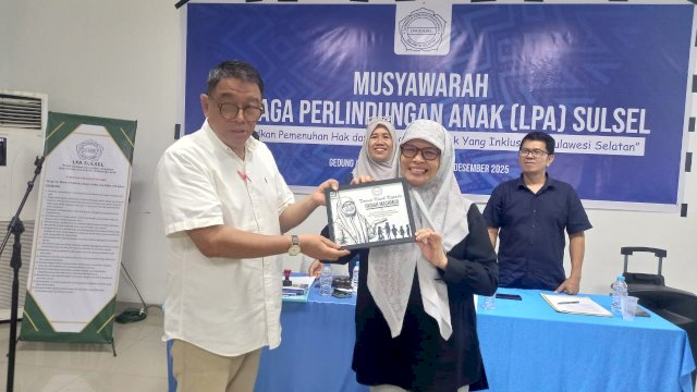 Andi Yudha Yunus Terpilih Sebagai Ketua LPA Sulsel Gantikan Fadiah Mahmud