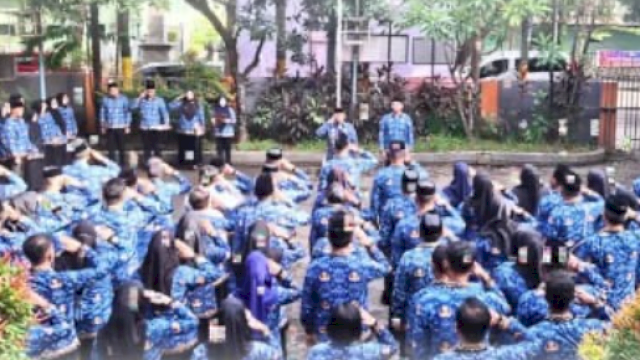 Peringati HUT ke-54 KORPRI, Kecamatan Mamajang Gelar Upacara Khidmat