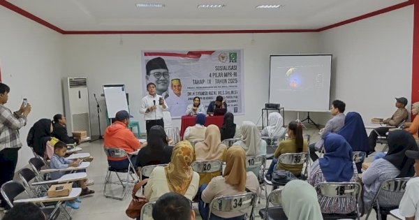 Sosialisasi 4 Pilar, Anggota DPR RI Dorong Masyarakat Makassar Junjung Tinggi Nilai Kebangsaan