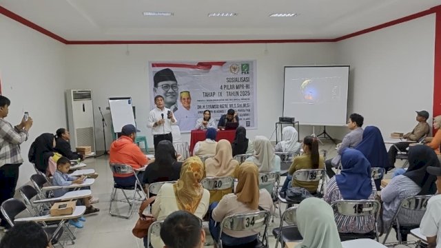 Sosialisasi 4 Pilar, Anggota DPR RI Dorong Masyarakat Makassar Junjung Tinggi Nilai Kebangsaan