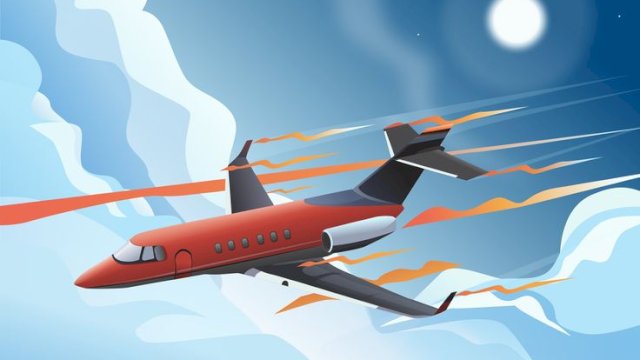 Ilustrasi pesawat jatuh ||suhermanQC@pinterest