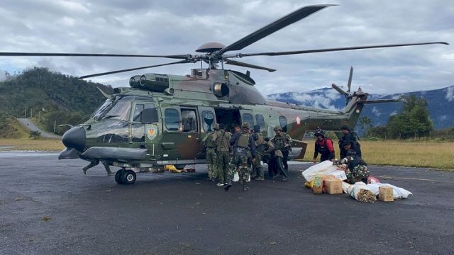 Helikopter H225M Caracal milik TNI Angkatan Udara (AU) || (Dokumentasi Dinas Penerangan Angkatan Udara) 