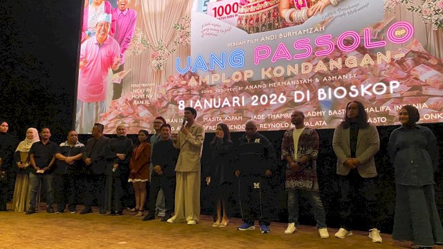 Gala Premier Uang Passolo di XXI Panakkukang Makassar. (Foto: Gita/HN)
