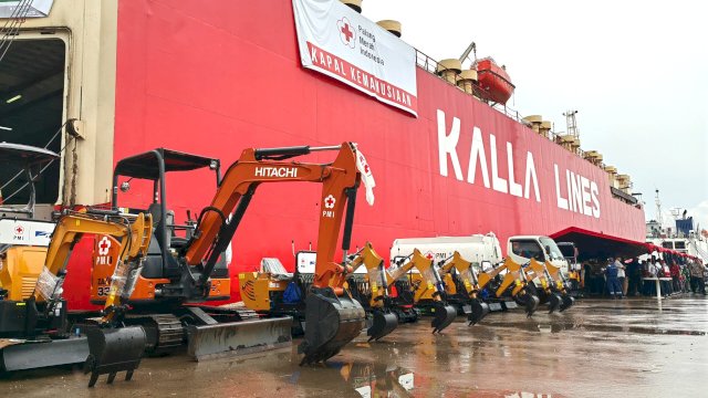 PMI Lepas Kapal Kemanusiaan Gelombang II, 2.500 Ton Bantuan Menuju Sumatera&ndash;Aceh