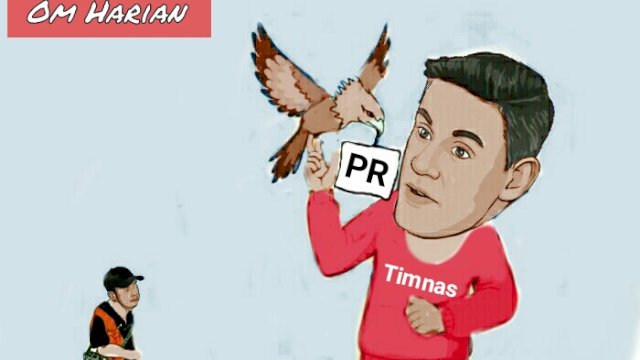 Karikatur pelatih Timnas Indonesia John Herman (Dodi/harian.news) 