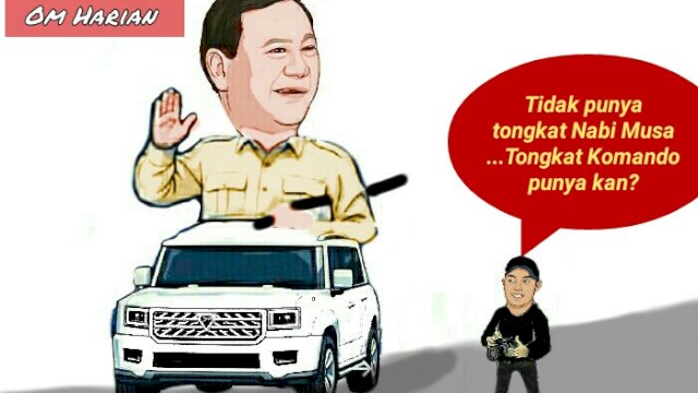 Karikatur Presiden Prabowo (Dodi/harian.news) 