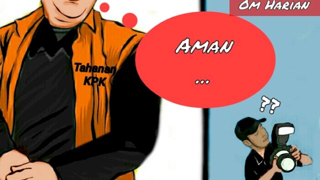 Karikatur KPK tidak pamerkan tersangka korupsi (Dodi/harian.news) 