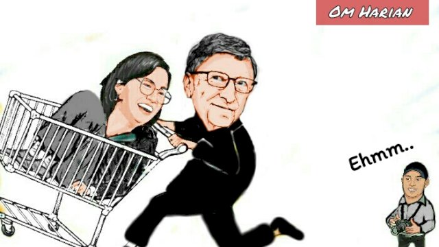 Karikatur Sri Mulyani dipilih Bill Gates (Dodi/harian.news) 