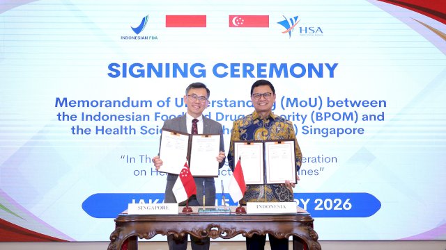 Indonesia&ndash;Singapura Perkuat Kolaborasi Pengawasan Obat dan Makanan, BPOM RI Terima Apresiasi WHO Listed Authority dan HUT ke-25