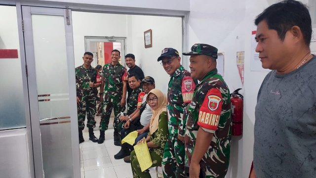 PMI Makassar Nilai Program Donor Darah Kodim 1408/BS Sangat Strategis
