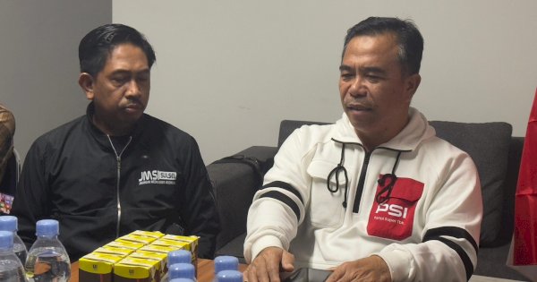 Pengurus PSI Kunjungi JMSI Sulsel, Itol: Selamat Datang di Sekretariat Kami
