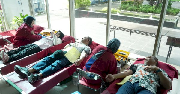 Bulan K3 2026, Pelindo Makassar Gelar Donor Darah Bersama UTD Kota Makassar