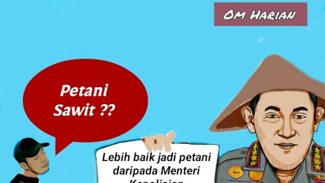 Karikatur Kapolri Listyo Sigit Prabowo (Dodi/harian.news) 
