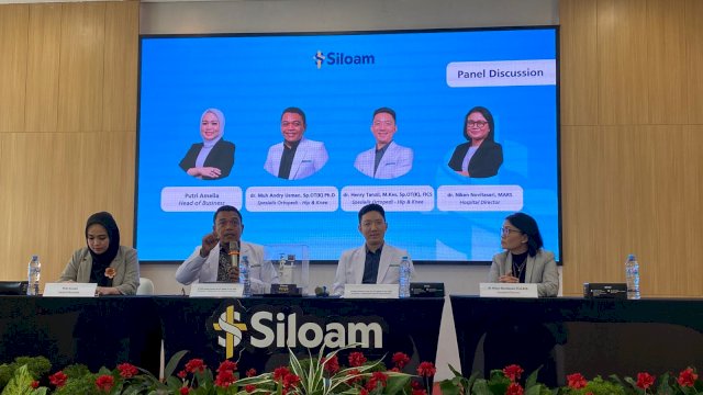 Pengenalan sistem operasi berbasis robotik oleh RS Siloam Makassar. (Foto: Gita/HN)