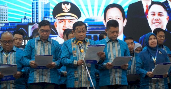 IKA Unismuh Makassar Periode 2026–2030 Resmi Dilantik, Fokus Konsolidasi Alumni dan Kolaborasi Pemerintah Kota