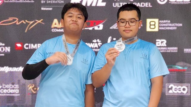 Duet Muda Makassar Bersinar, Yasika dan Bintang Juara II Road To Court Padel
