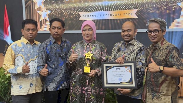 LONTARA+ Antar Wali Kota Munafri Raih Golden Leader JMSI Award 2026