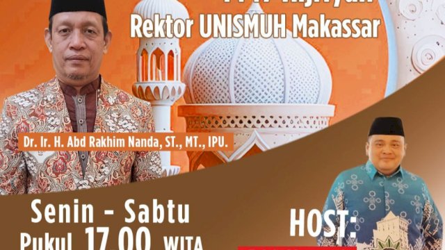 Rektor Unismuh Kembali Berdakwah di Radio Venus Lewat Program Opus Ramadhan
