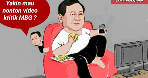 Presiden Prabowo Minta Video Kritikan Program MBG