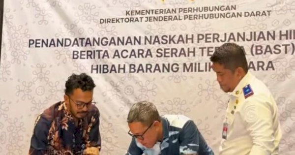 Pemkab Jeneponto Terima Hibah BMN untuk Perkuat Sektor Transportasi