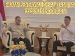 Kepala BRIN Prof. Arif Satria Temui Kepala BPOM Taruna Ikrar, Perkuat Sinergi Riset dan Regulasi Obat, Makanan Nasional Berbasis Konsep ABG