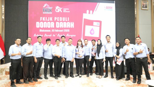 OJK dan FKIJK Sulselbar Gelar Donor Darah, Himpun 140 Kantong untuk Kebutuhan Ramadan