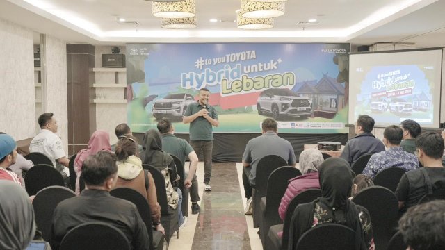 Presconference #toyouToyota Hybrid untuk Lebaran. (Foto: Kalla Toyota)