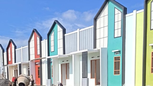 Kondisi rumah subsidi di Kabupaten Gowa. (Foto: Gita/HN)