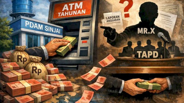 Hibah Bertubi-tubi ke PDAM Sinjai diduga jadi &lsquo;ATM Tahunan', Mr X singgung peran TAPD ||qwenAIby@harian.news 