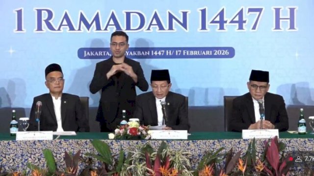 Pemerintah melalui Kemenag memutuskan awal Ramadan 1447 H jatuh pada 19 Februari 2026 || tangkaplayar_YoutubeBimasIslamTV)
