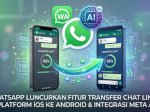 WhatsApp Luncurkan Fitur Baru! Transfer Chat iOS-Android hingga AI
