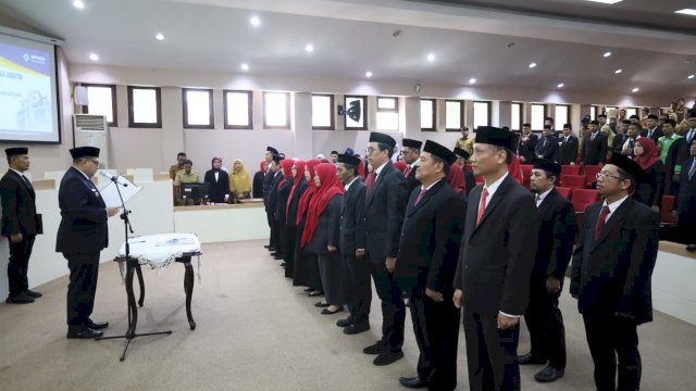 Pelantikan pejabat Makassar. (Dok. Humas)