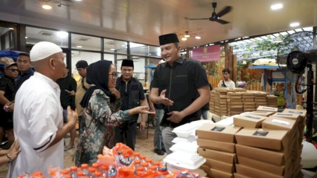 Kapolres Gowa AKBP Muhammad Aldy Sulaiman gelar buka puasa bersama warga ||ho_yoz@harian.news 