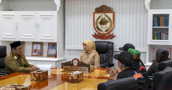 Wakil Wali Aliyah Mustika Terima Audiensi DPP Laskar 99 Bawakaraeng, Perkuat Silaturahmi dan Sinergi