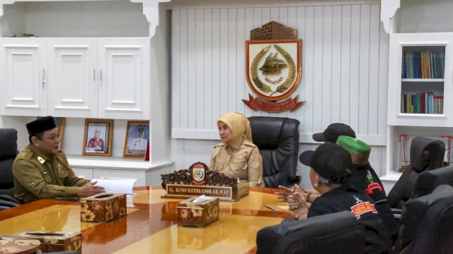Wakil Wali Aliyah Mustika Terima Audiensi DPP Laskar 99 Bawakaraeng, Perkuat Silaturahmi dan Sinergi