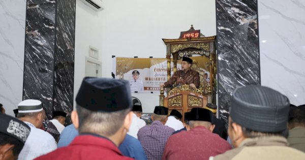 Safari Ramadhan di Manggala, Wali Kota Makassar Optimis Banjir Teratasi Secara Perlahan