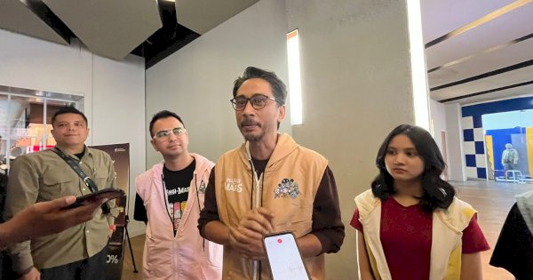 Hadir di Makassar, Raffi Ahmad Dukung Promosi Film Pelangi di Mars