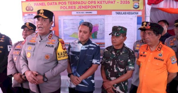 Jelang Lebaran, Kapolda Sulsel Cek Kesiapan Pengamanan di Jeneponto
