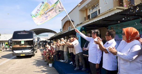 Lepas Mudik 1.431 Pekerja Panasonic, Menaker: Perusahaan Harus Memanusiakan Pekerja