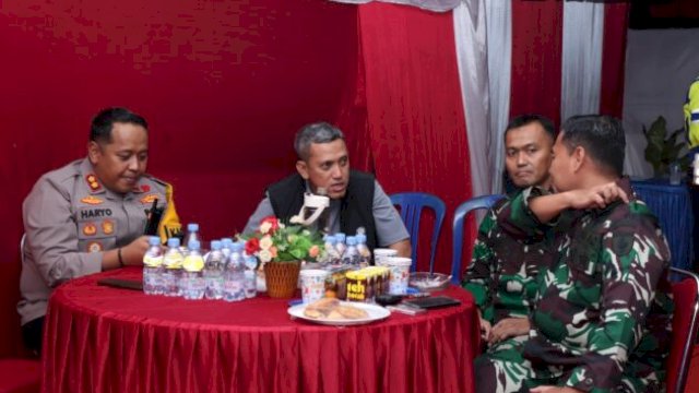 Bupati Jeneponto & Forkopimda pantau malam takbiran Idul Fitri 1447 H via Zoom bersama Kapolri ||Ist_aswin@harian.news 