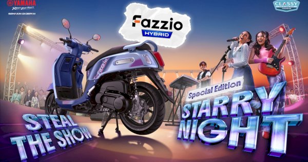 Yamaha Fazzio Hybrid Edisi Spesial Siap Meluncur, Dibanderol Rp28 Juta